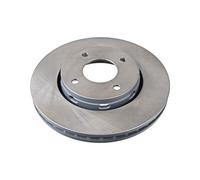 2x Brake disc Front Axle internally vented 44120 FEBI BILSTEIN for MITSUBISHI