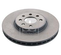 FEBI BILSTEIN 44123 2x Front Brake Discs Braking Replacement Fits Opel Vauxhall