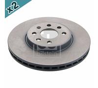 FEBI BILSTEIN 44123 Brake Disc Front Fits Opel Astra Astra G Classic Vauxhall