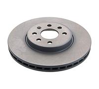 febi bilstein 44123 Brake Disc Set (2 Brake Disc) front, internally ventilated, No. of Holes 4