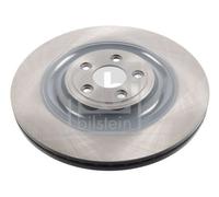 2x Brake Discs Pair Vented fits JAGUAR XK X150 5.0 Rear 09 to 14 376mm Set Febi