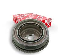 febi bilstein 44413 Pulley decoupled, for crankshaft with pulse wheel, pack of one