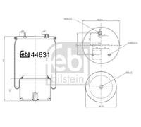 FEBI BILSTEIN 44631 Boot, air suspension