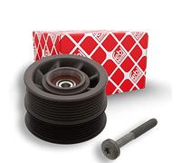 febi bilstein 44978 Idler Pulley for auxiliary belt, with screw, pack of one