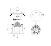 FEBI BILSTEIN 45098 Boot, air suspension