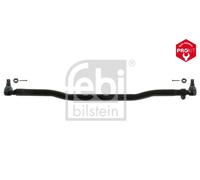 febi bilstein 45486 Tie Rod with threaded sleeve, castle nut and cotter pin, pack of one