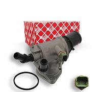 febi bilstein 45540 Thermostat Housing with temperature switch and seal, pack of one