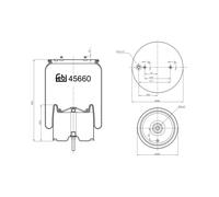 FEBI BILSTEIN 45660 Boot, air suspension
