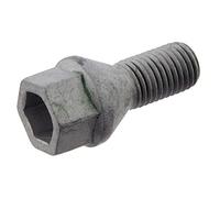 FEBI BILSTEIN Wheel Bolt 46678 M12 x 1,5 Conical Seat F 20 10.9 for steel rims 17 Zink flake coated Steel Male Hex TOYOTA: Aygo, CITROËN: C1 I, C1 II