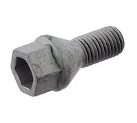 FEBI BILSTEIN Wheel Bolt 46678 M12 x 1,5 Conical Seat F 20 10.9 for steel rims 17 Zink flake coated Steel Male Hex TOYOTA: Aygo, CITROËN: C1 I, C1 II