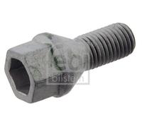FEBI BILSTEIN Wheel Bolt 46678 M12 x 1,5 Conical Seat F 20 10.9 for steel rims 17 Zink flake coated Steel Male Hex TOYOTA: Aygo, CITROËN: C1 I, C1 II