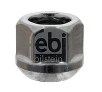 febi bilstein 46688 Wheel Nut for steel and light alloy wheel rim, pack of one, White