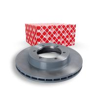 2x CV Brake Discs Pair Vented Front 47466 Febi MK449352 Top Quality Guaranteed