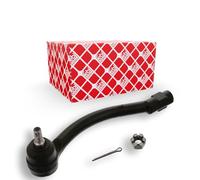 febi bilstein 48062 Tie Rod End with castle nut and cotter pin, pack of one