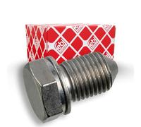 febi bilstein 48871 Oil Drain Plug with seal ring, 1 unit, silver