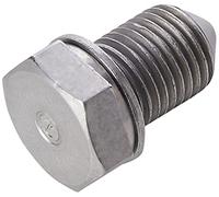 febi bilstein 48871 Oil Drain Plug with seal ring, 1 unit, silver