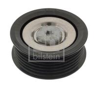 FEBI BILSTEIN Idler Pulley 49599 – V-ribbed Belt Deflection/Guide, with Screw – Pack of 1