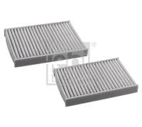 febi bilstein Cabin Filter Set, 49649, Air Filter for BMW 5'er, 7'er