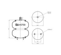 Febi Bilstein Air Bellows - 45759 - OE Matching Quality and Precision Fit