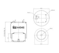 FEBI BILSTEIN 44946 Boot, air suspension