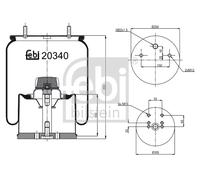 FEBI BILSTEIN 20340 Boot, air suspension
