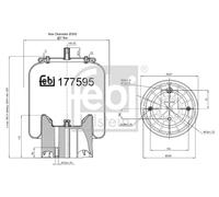 FEBI BILSTEIN 177595 Boot, air suspension