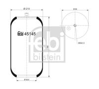 FEBI BILSTEIN 45145 Boot, air suspension