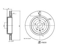 FEBI BILSTEIN 178233 Brake disc