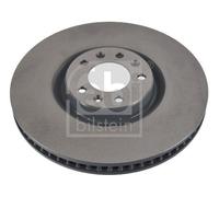 Febi Vented Brake Disc fits Vauxhall Astra Peugeot 3008 2.0 1.6 1.5 1.2 Hybrid