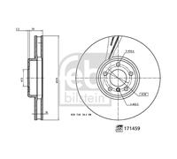 Febi Bilstein Brake Disc - 171459