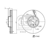 FEBI BILSTEIN 171461 Brake disc
