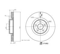 FEBI BILSTEIN 171492 Brake disc