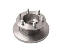 CV Brake Disc Single Solid fits IVECO DAILY Mk2 2.5D Front 89 to 98 001908772