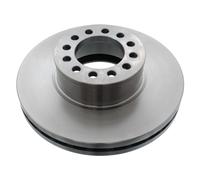 Febi Bilstein Brake Disc 101728 - Vented for Front/Trailing Axle