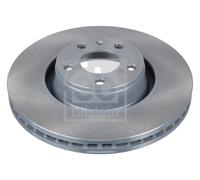 2x Brake Discs Pair Vented fits AUDI A6 C6 2.0D Front 08 to 11 321mm Set Febi