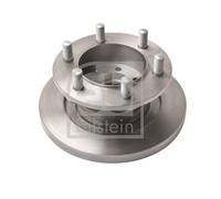 CV Brake Disc Single Solid fits IVECO DAILY Mk2 2.5D Front 89 to 98 001908772