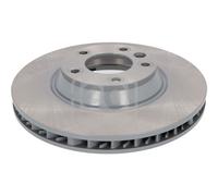 Brake Disc Single Vented fits VW TOUAREG 7L 6.0 Front Left 04 to 10 350mm Febi
