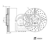 FEBI BILSTEIN 185854 Brake disc