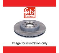 Febi Bilstein Brake Disc Pair 192744 Fits MG ZS Front Axle - OE Performance