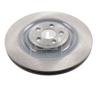 2x Brake Discs Pair Vented fits JAGUAR XK X150 5.0 Rear 09 to 14 376mm Set Febi