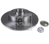 2x Brake Discs Pair Solid fits OPEL VIVARO A 2.0D Rear 06 to 14 280mm Set Febi