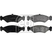 Brake Pads Set fits MAZDA DEMIO DW 1.3 Front 98 to 00 B34P Manual Transmission