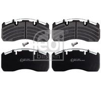 FEBI BILSTEIN BRAKE PAD SET, DISC BRAKE FRONT NON-STEERED LEADING AXLE NON-STEER