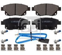 Brake Pads Set fits FORD TRANSIT TDCi 2.4D Rear 06 to 14 1371454 ME6C1J2M008AA
