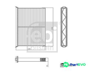 FEBI BILSTEIN CABIN AIR FILTER 1002256