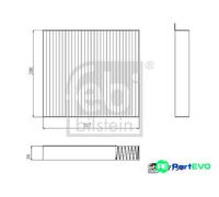 FEBI BILSTEIN CABIN AIR FILTER 197754