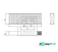 FEBI BILSTEIN CABIN AIR FILTER SET 1002066 FOR CITROËN