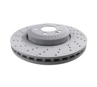 FEBI BILSTEIN Brake Disc 175122 Front Coated for Mercedes-Benz S-Class