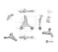 FEBI BILSTEIN 194333 Suspension arm