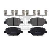 febi bilstein Brake Pad Set 116248 with fastening material, 1 unit